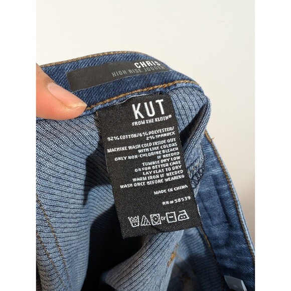 Kut From the Kloth Women Chris High Rise Jogger Jeans Sz 6 Gorpocore Casual - Picture 10 of 12
